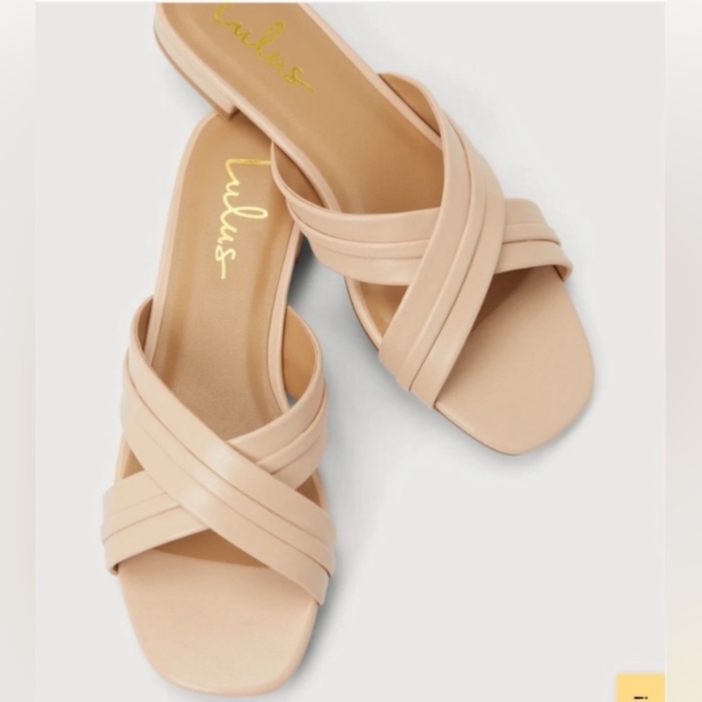 Lulu’s Martee Slide Sandals Size 7.5